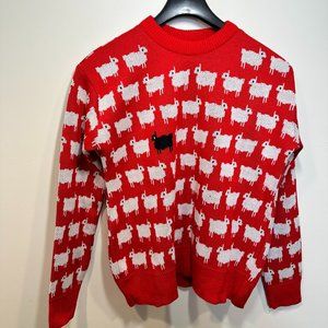 Black Sheep Crewneck Sweater Size Large